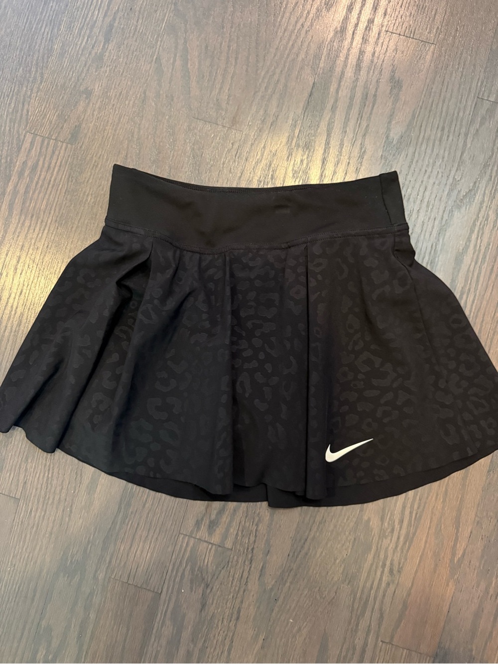 Nike Dri-FIT Black Leopard Print Tennis Golf Athletic Skort XS - Picture 3 of 5